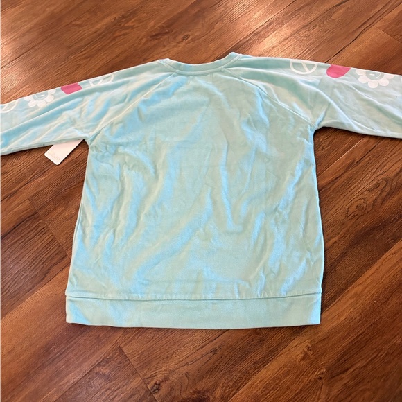 NWT P.J. Salvage Blue Peace and Heart Pajama Set - Picture 9 of 9